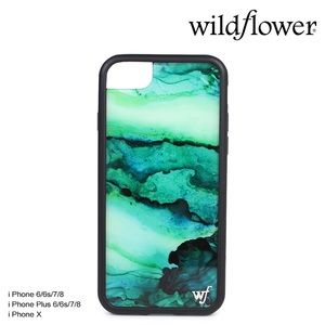 Blue marble wildflower phone case XR